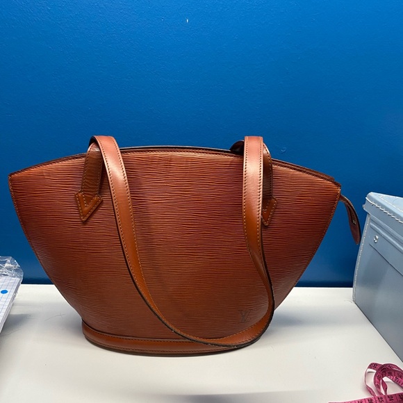 Vintage Louis Vuitton Epi St Jacques Kényan Fawn Leather Tote Handbag (1998) - Picture 2 of 6